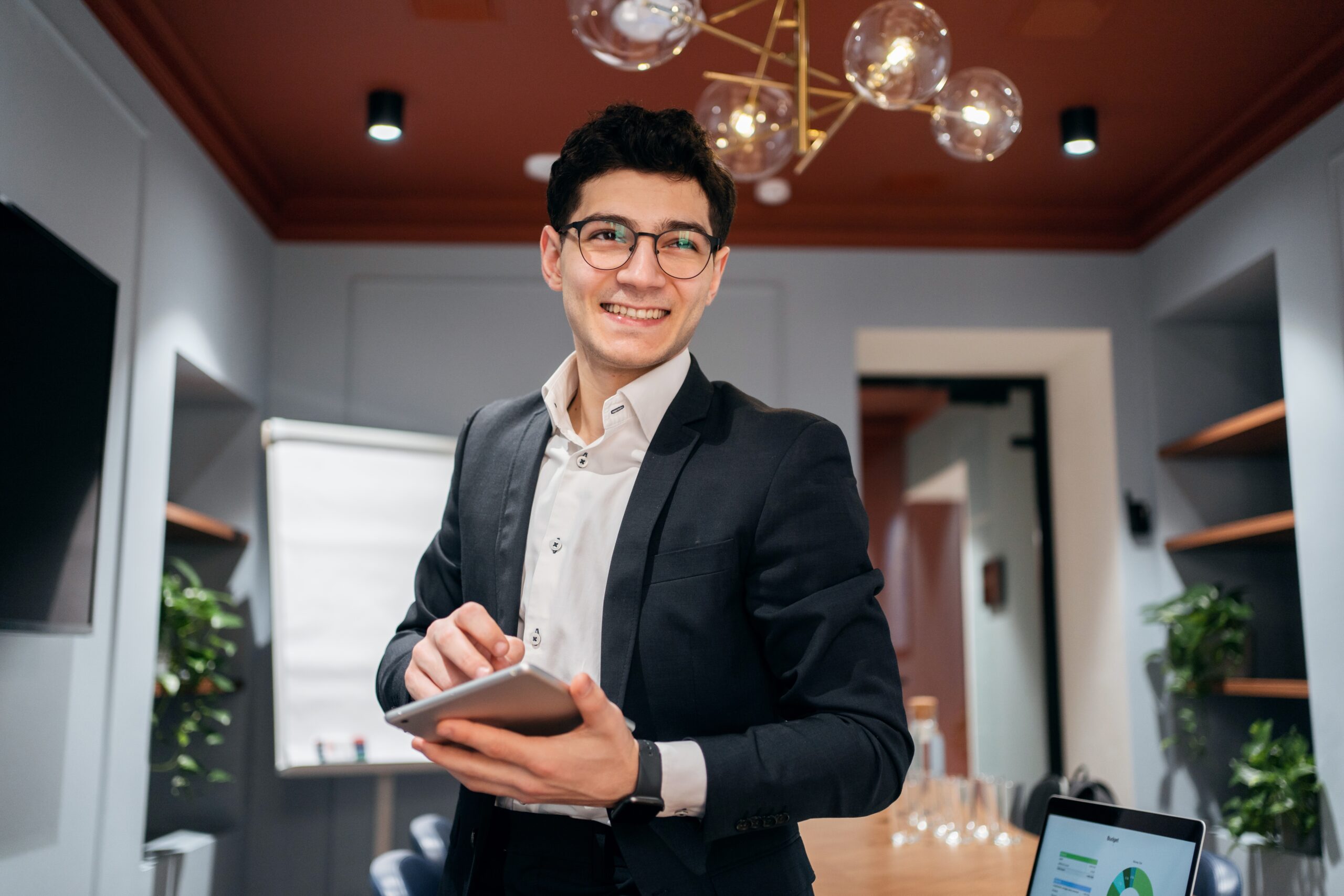 A young professional getting into sales